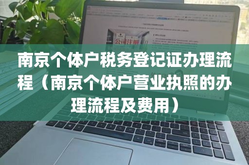 南京个体户税务登记证办理流程（南京个体户营业执照的办理流程及费用）